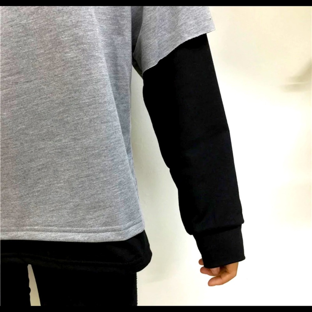 OVERSIZE LONG SLEEVE/SHORT SLEEVE